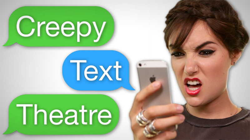 Creepy texting with Sasha Grey