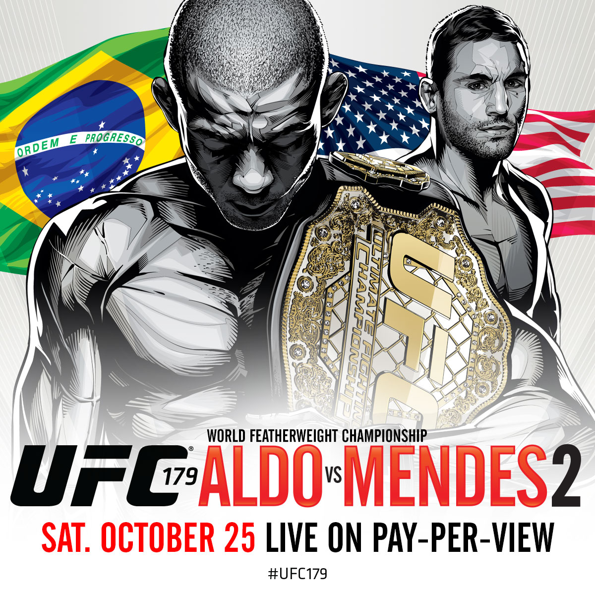 Carte pour le UFC 179 du 25 octobre prochain